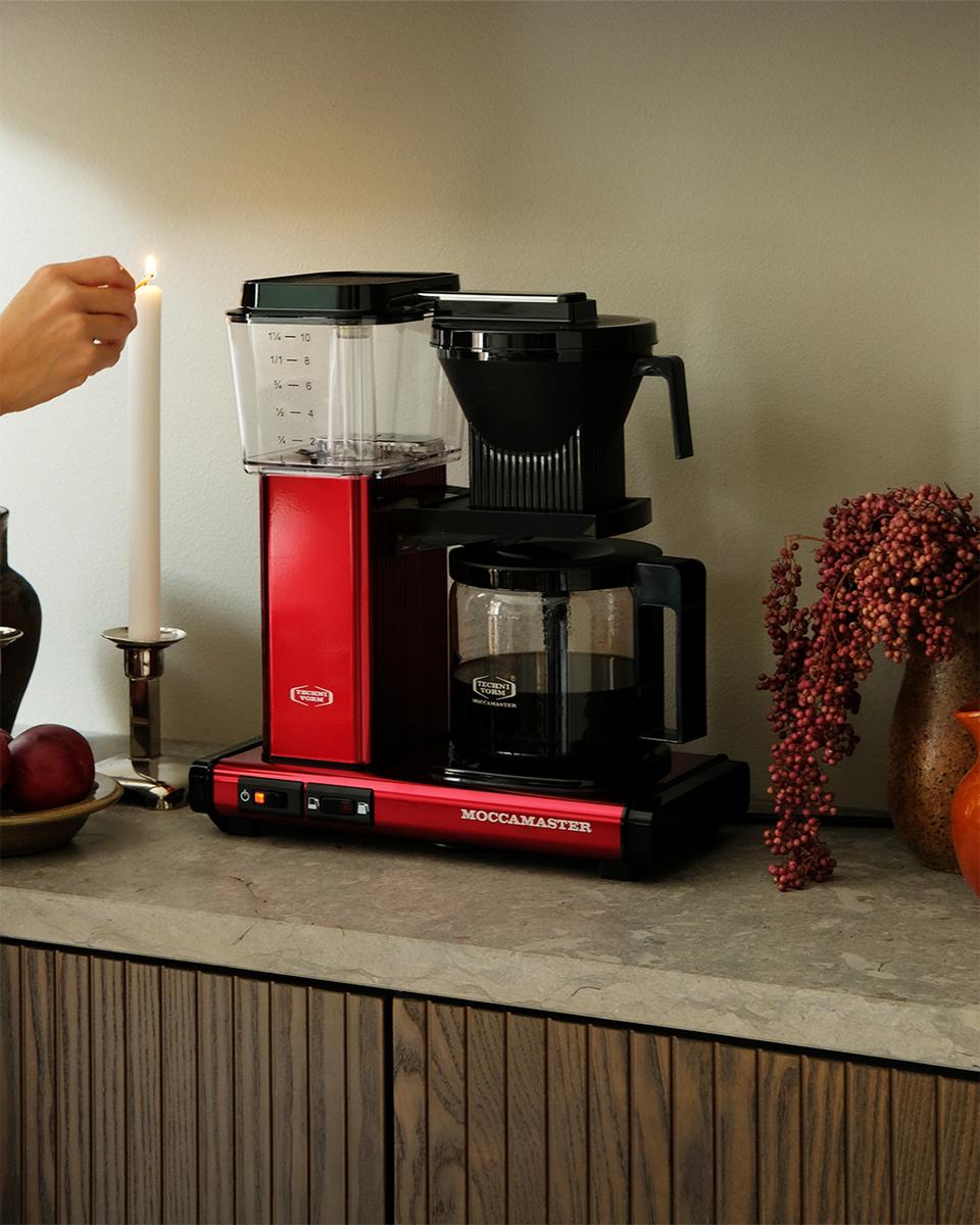 Moccamaster Optio Red Metallic